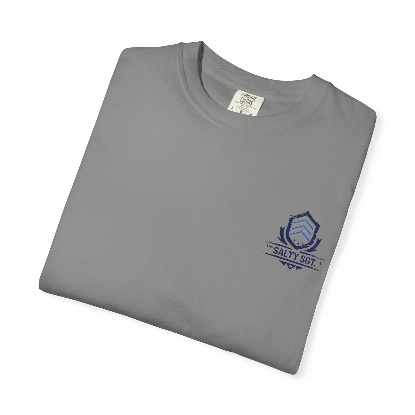 Thin Blue Grind – Duty-Fueled Minimalist Tee