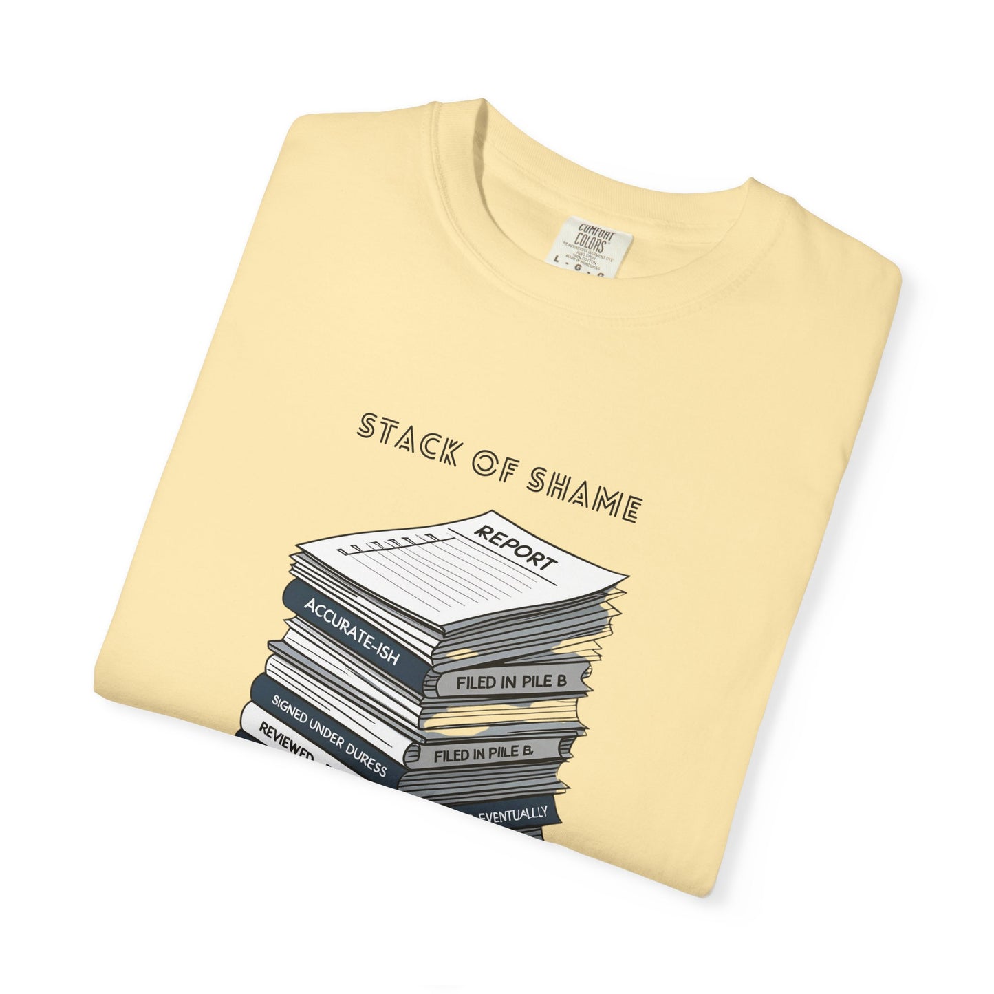 Stack of Shame T-Shirt | The Salty Sgt