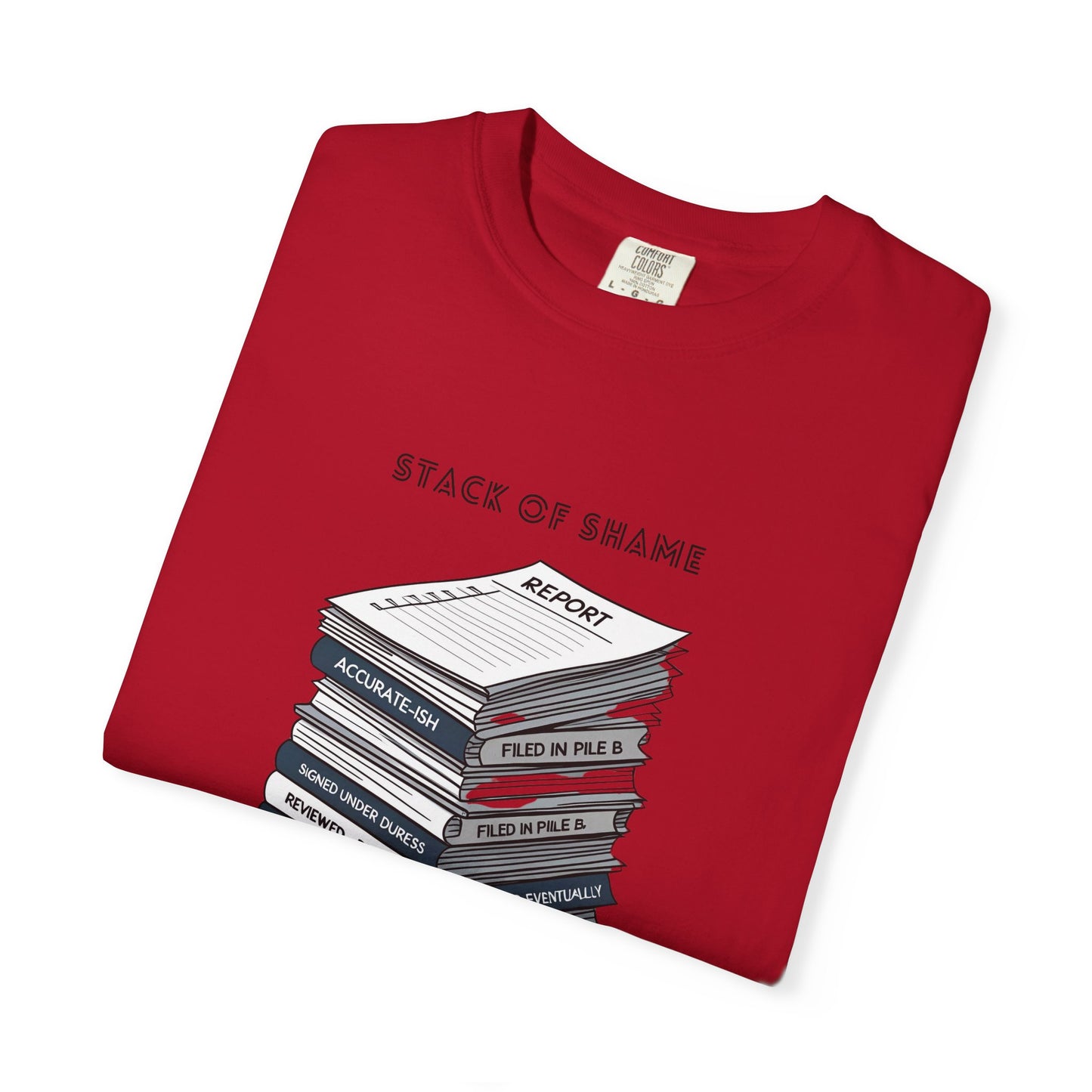 Stack of Shame T-Shirt | The Salty Sgt