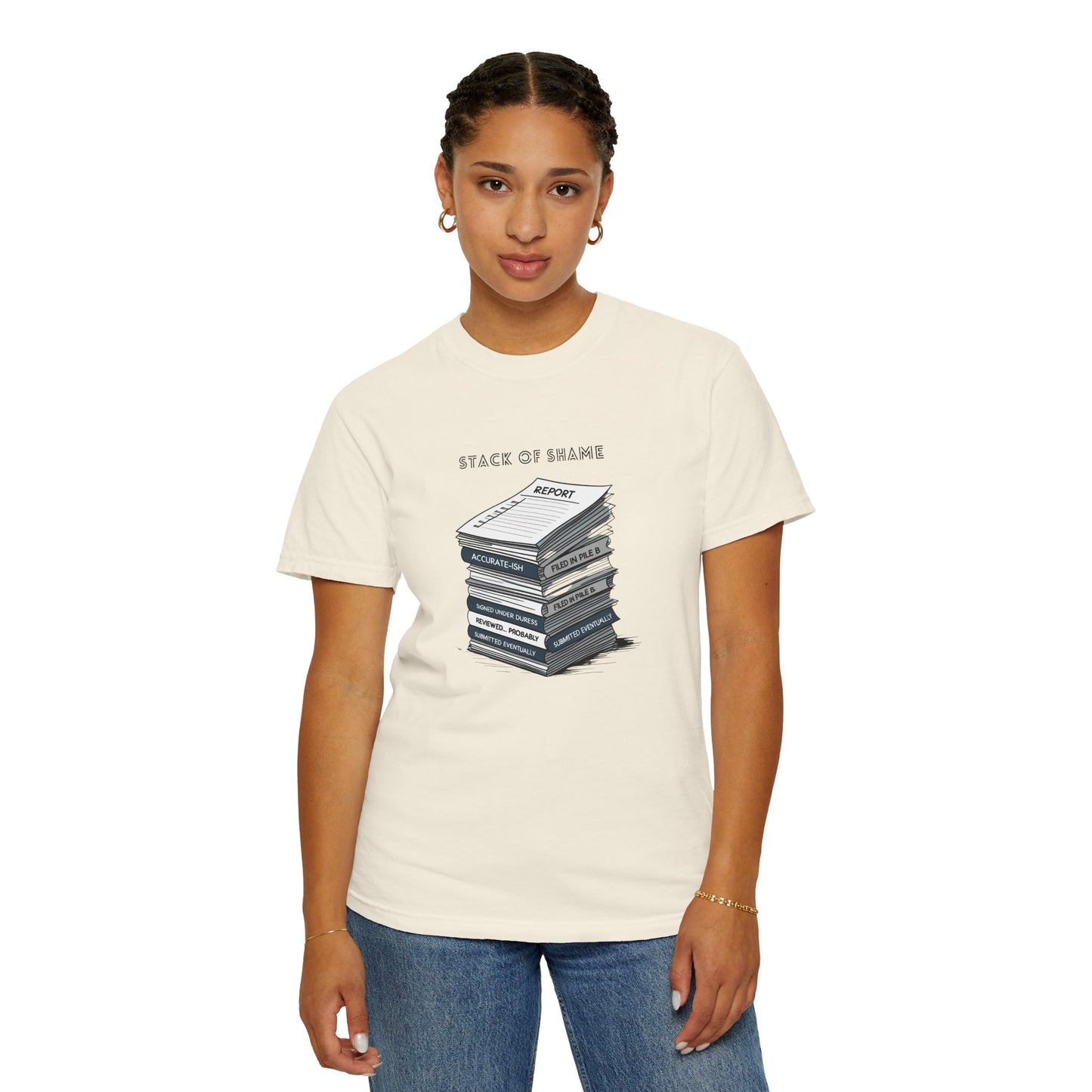 Stack of Shame T-Shirt | The Salty Sgt