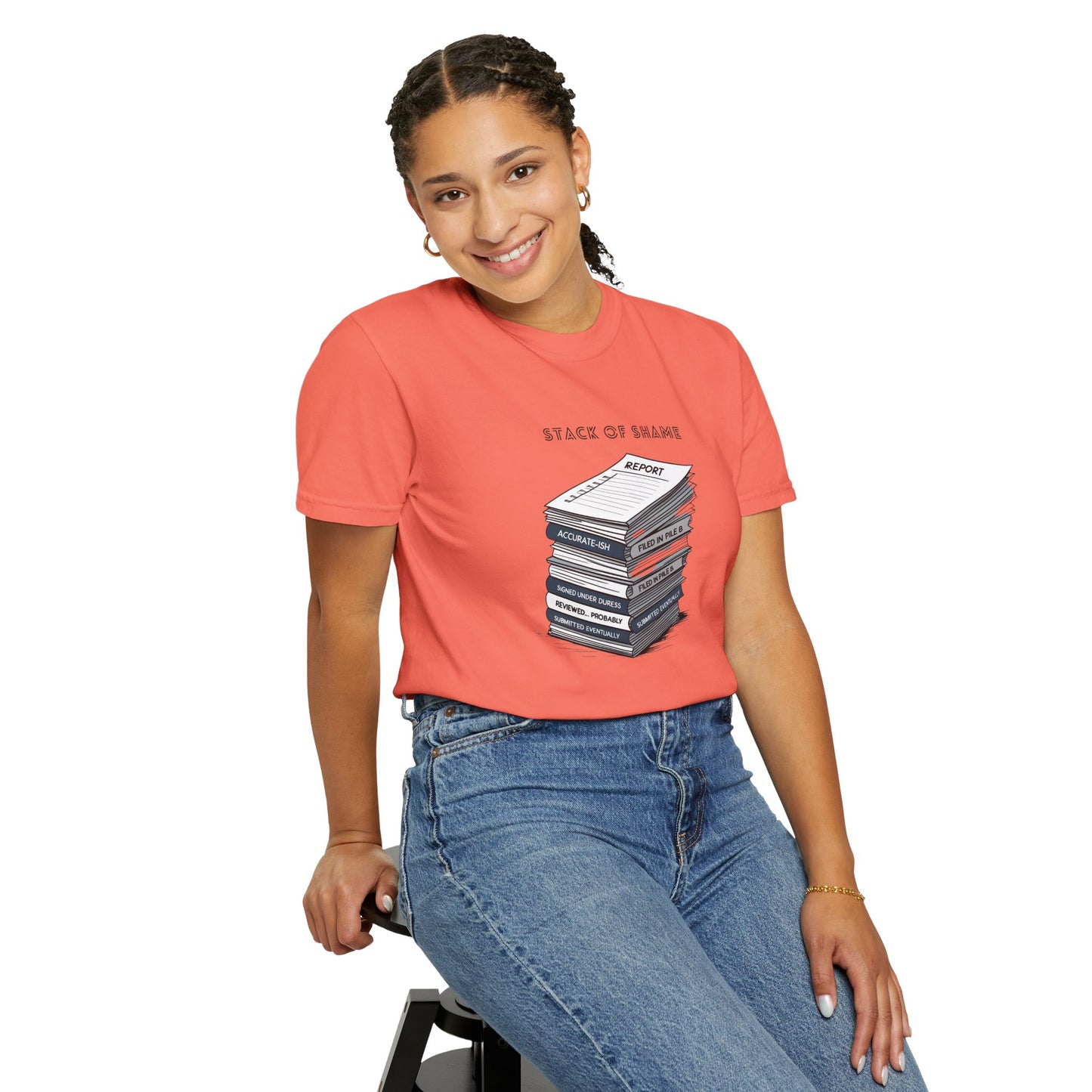 Stack of Shame T-Shirt | The Salty Sgt