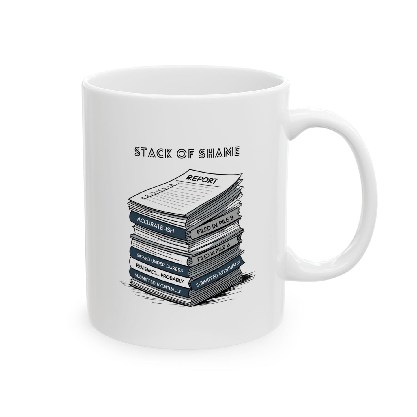 Stack of Shame Mug | The Salty Sgt