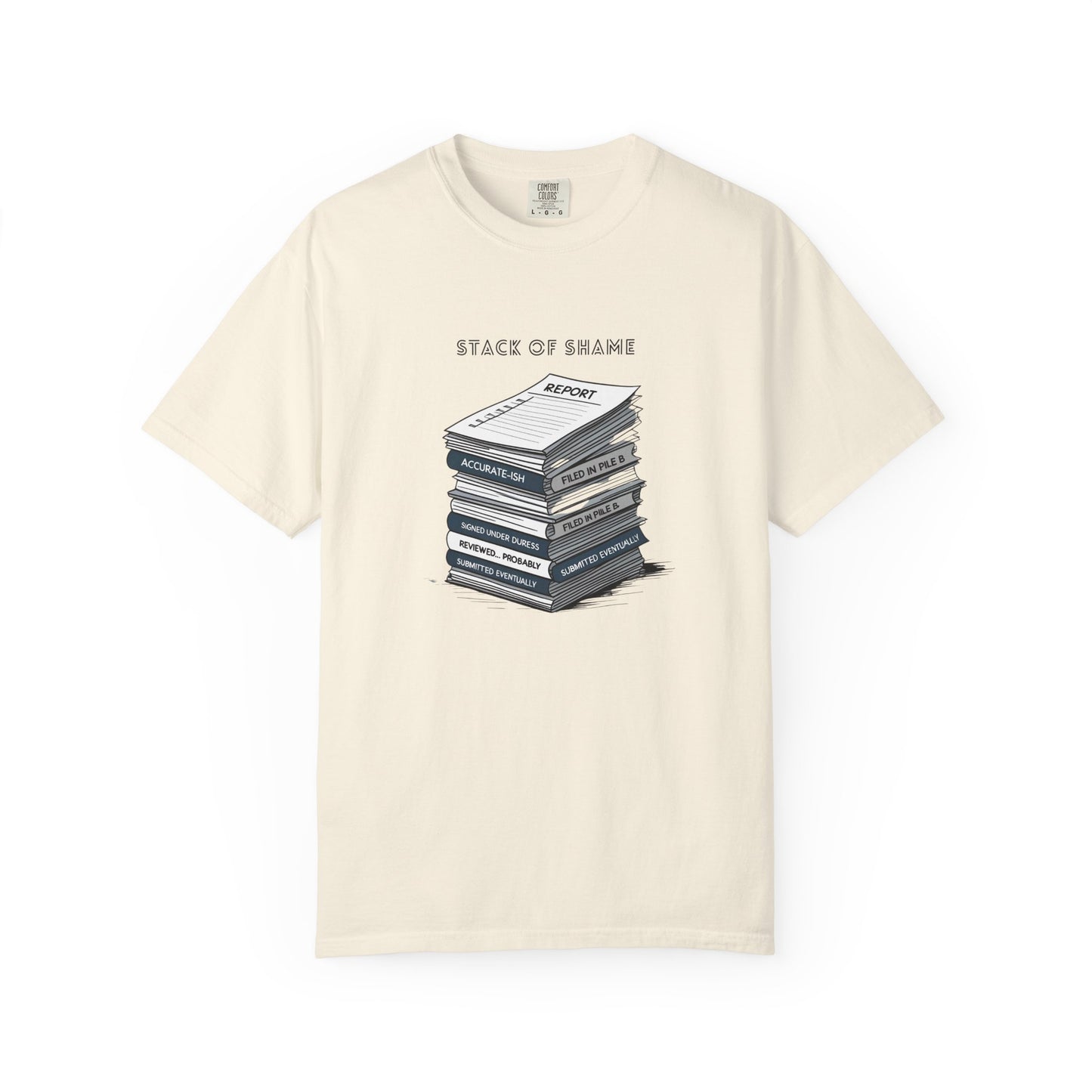 Stack of Shame T-Shirt | The Salty Sgt