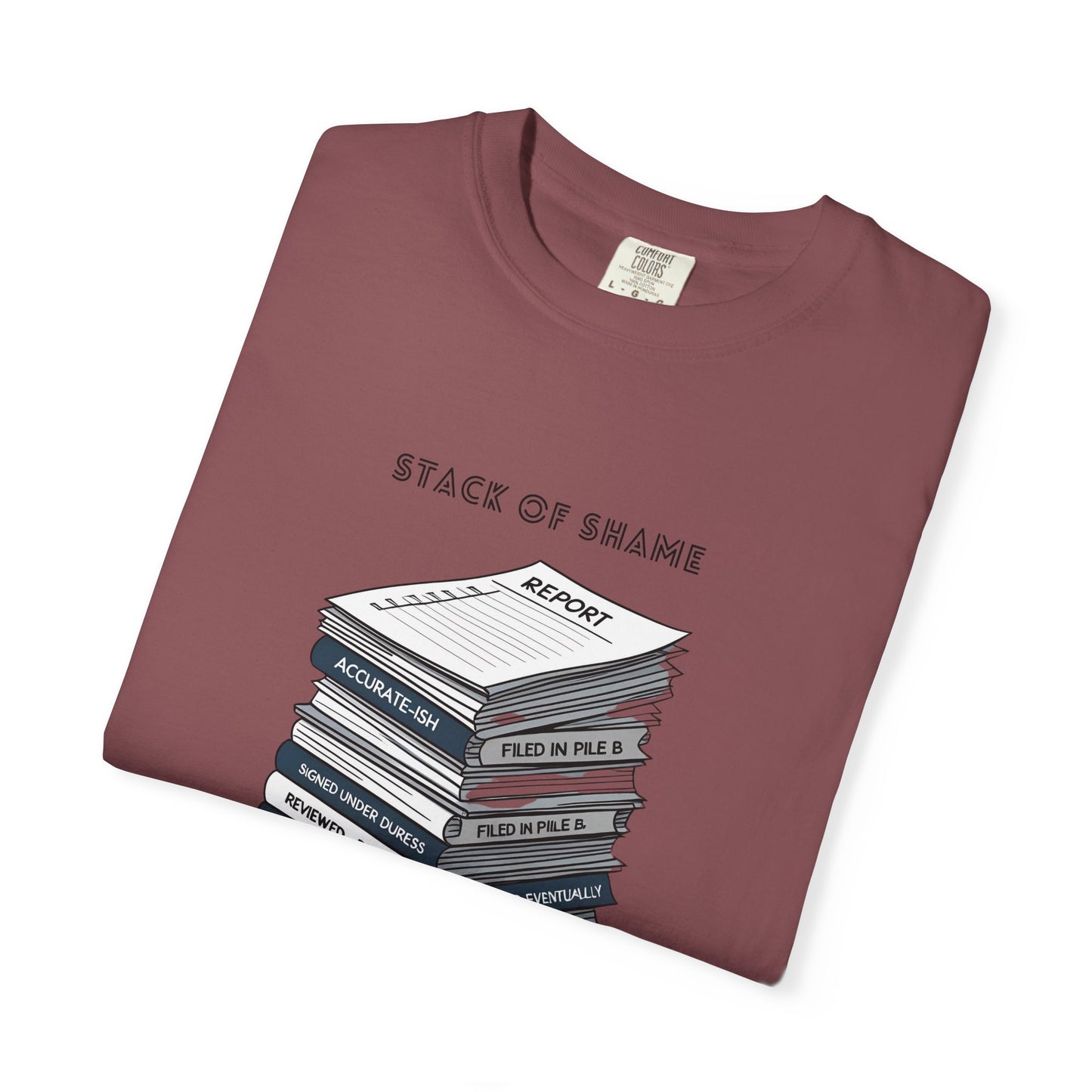 Stack of Shame T-Shirt | The Salty Sgt