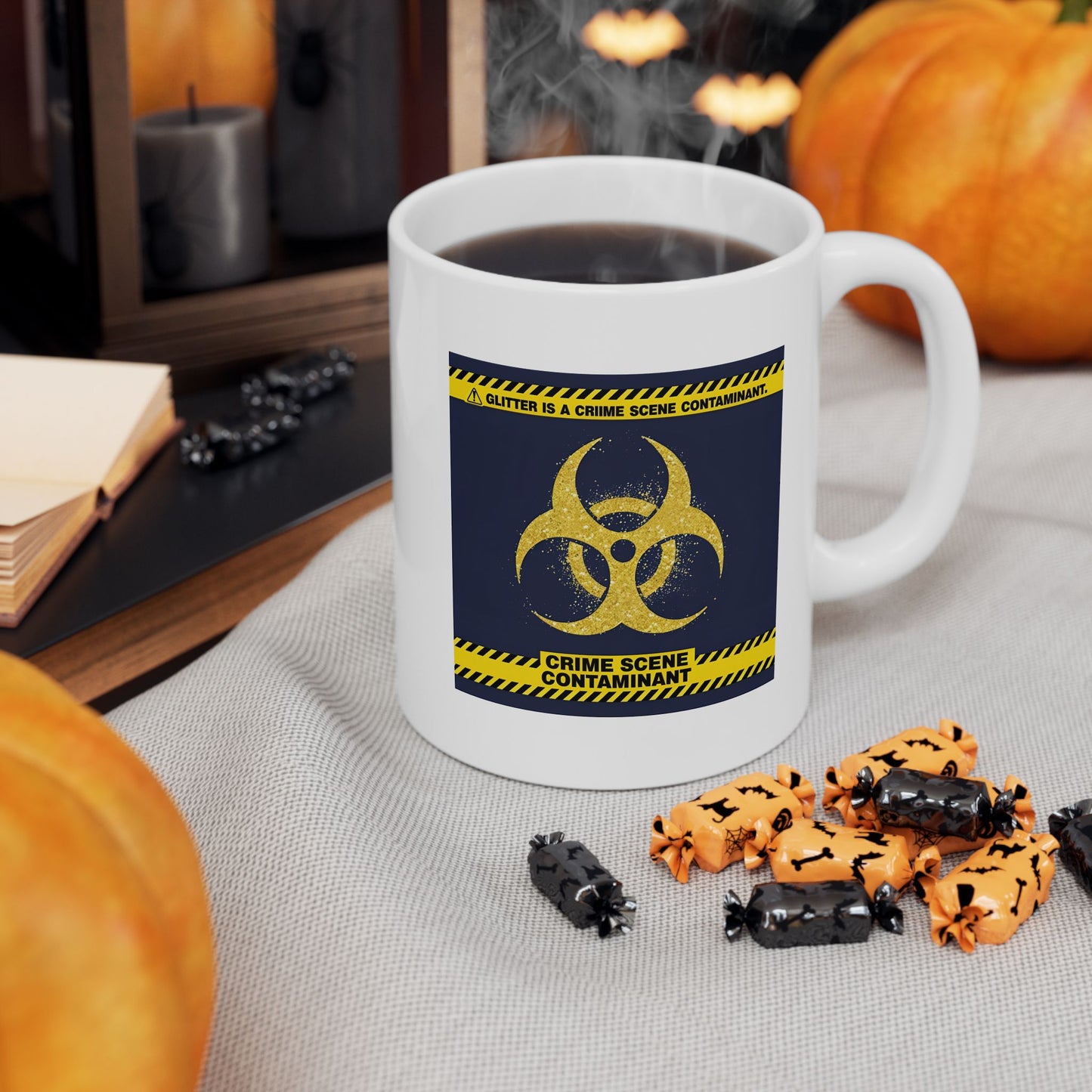 Glitter Is a Crime Scene Contaminant Mug | The Salty Sgt Collection