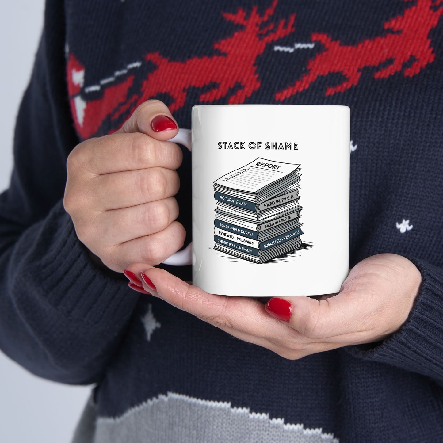 Stack of Shame Mug | The Salty Sgt