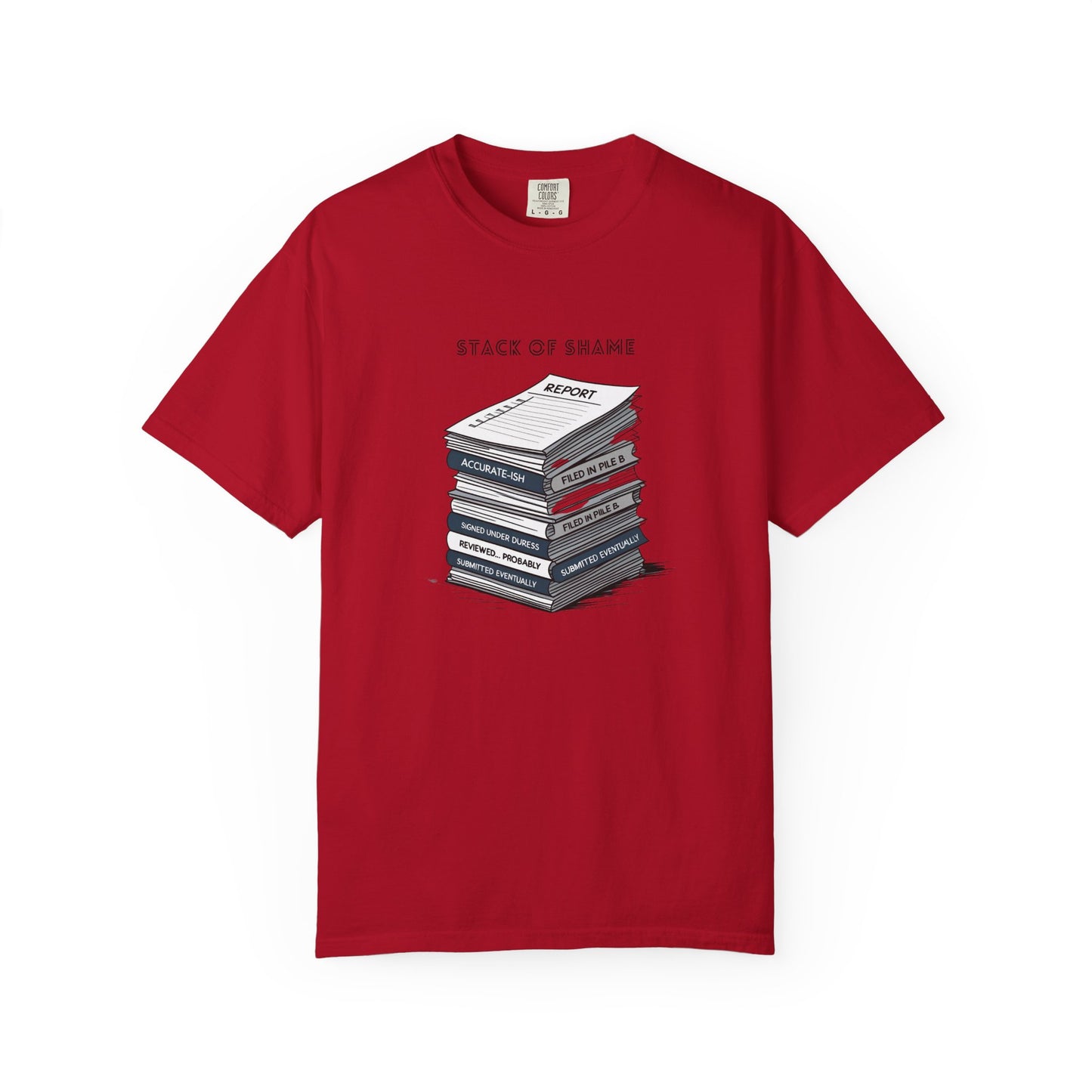 Stack of Shame T-Shirt | The Salty Sgt