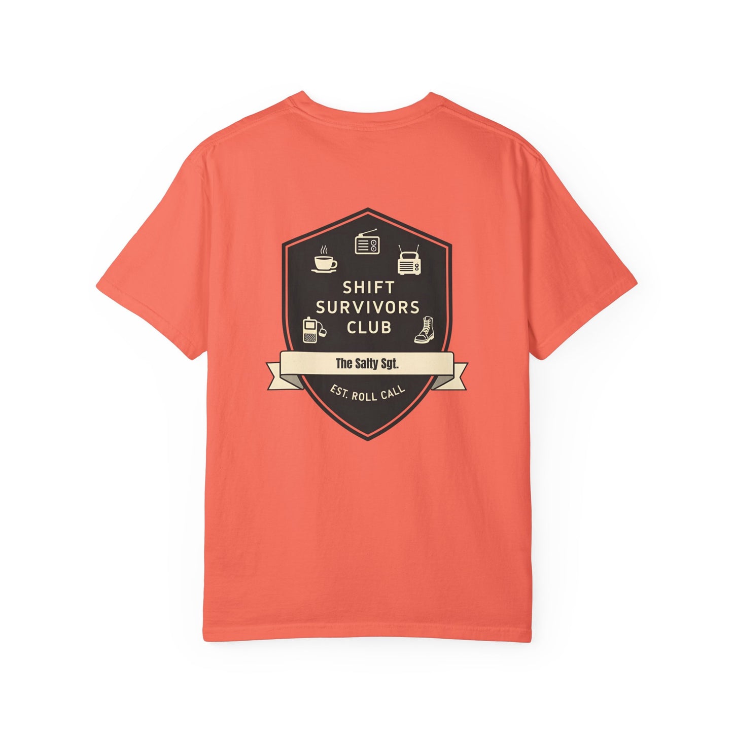 SHIFT SURVIVORS CLUB – Badge Emblem Tee