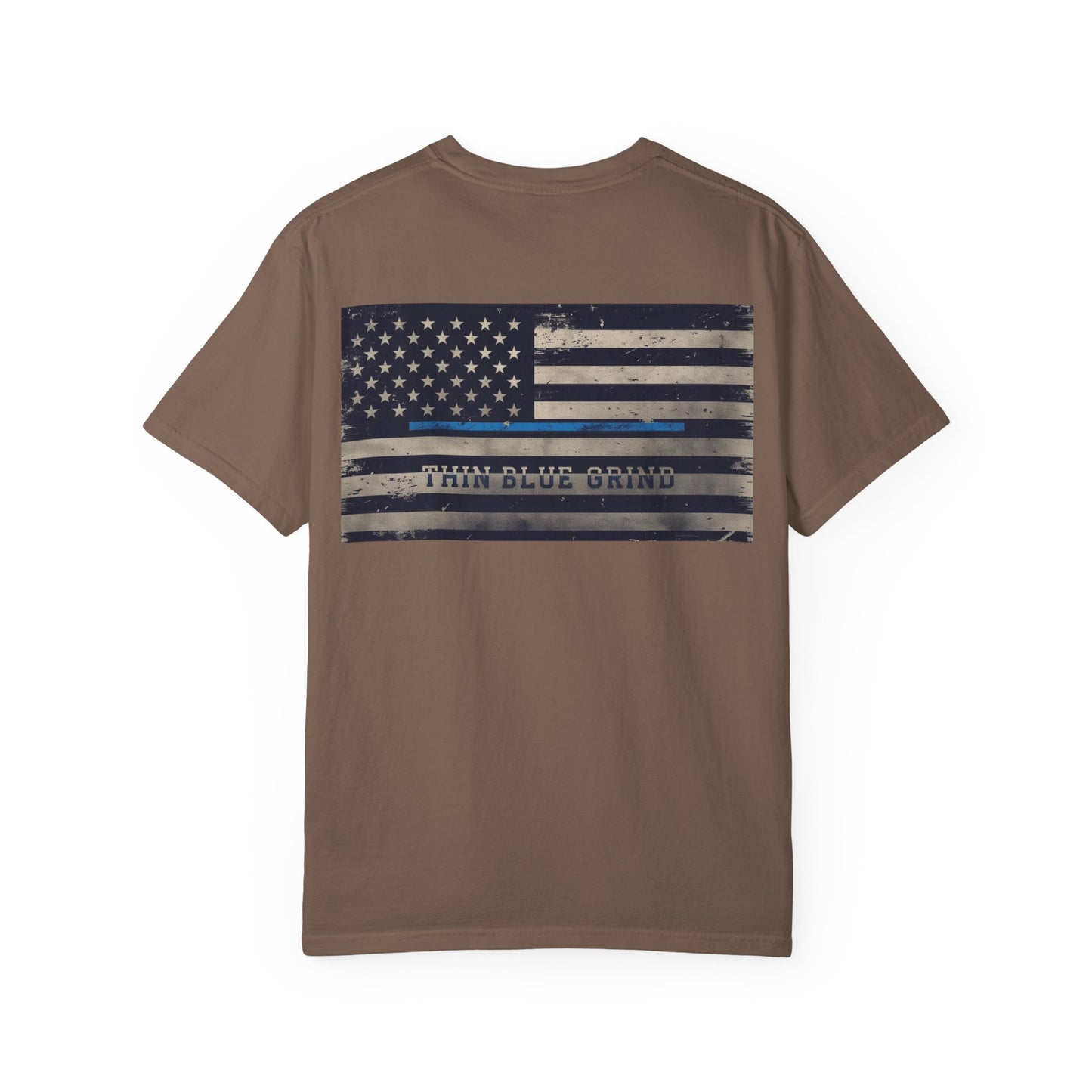 Thin Blue Grind – Duty-Fueled Minimalist Tee