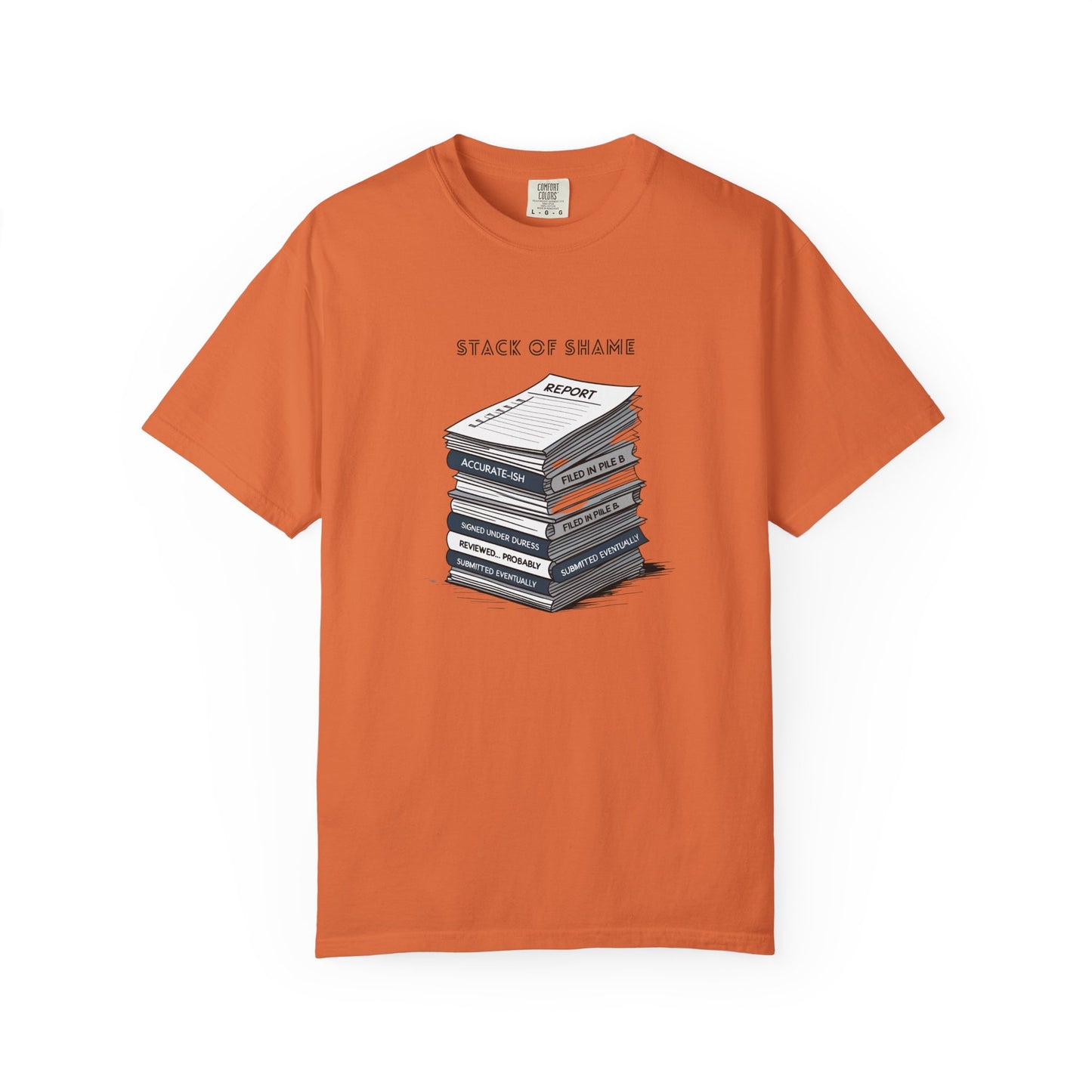 Stack of Shame T-Shirt | The Salty Sgt