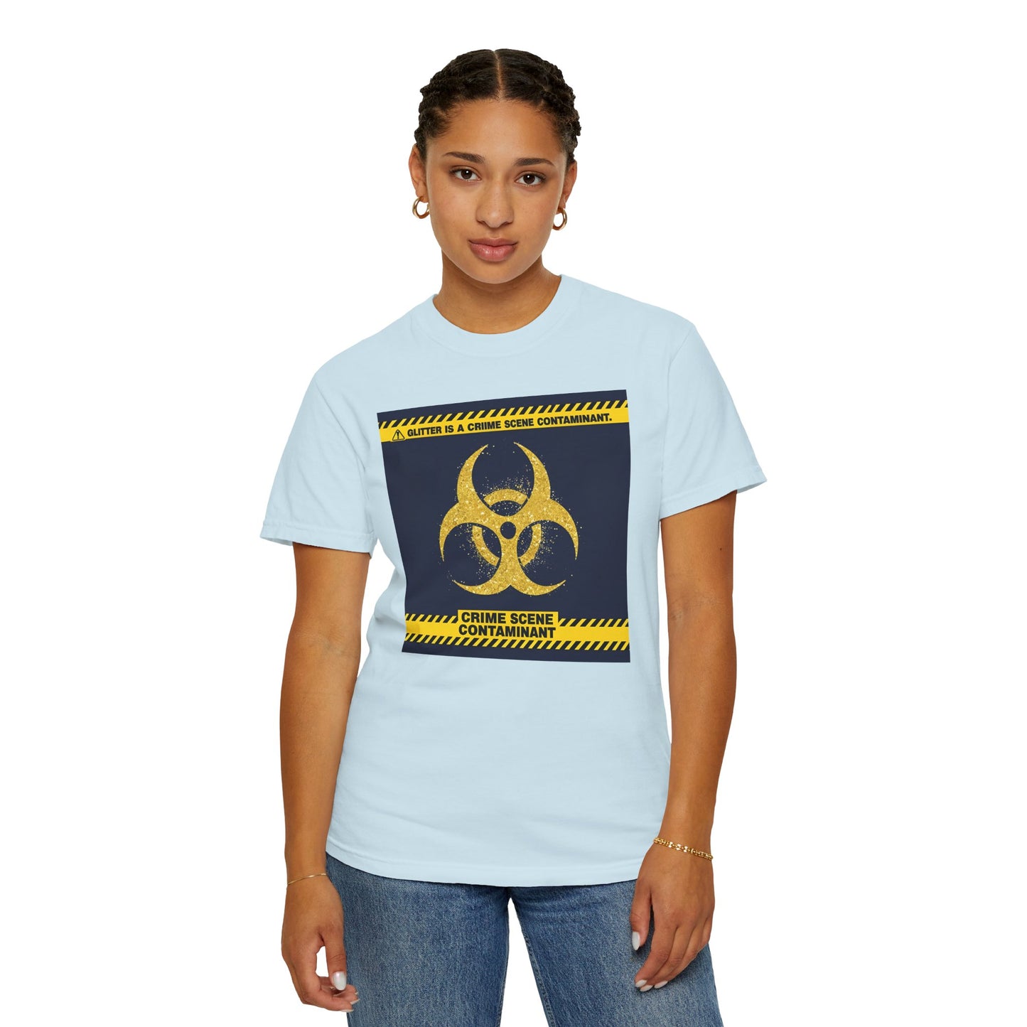 Glitter Is a Crime Scene Contaminant T-Shirt | The Salty Sgt Collection