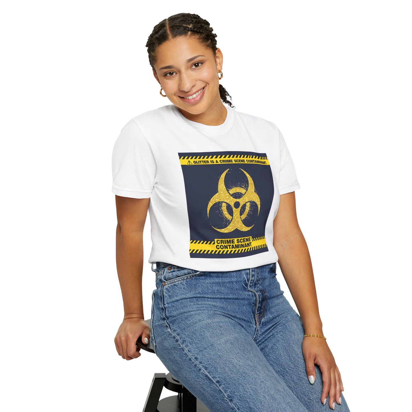 Glitter Is a Crime Scene Contaminant T-Shirt | The Salty Sgt Collection