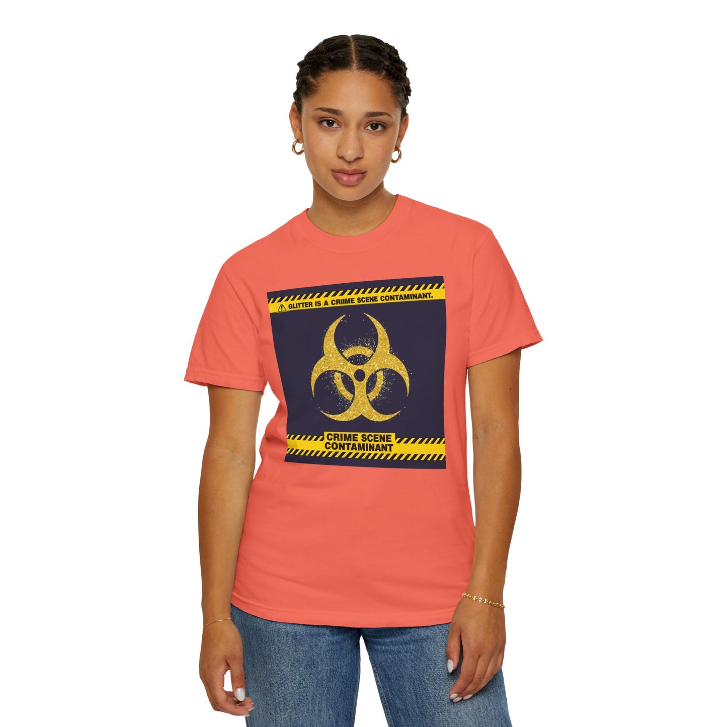 Glitter Is a Crime Scene Contaminant T-Shirt | The Salty Sgt Collection