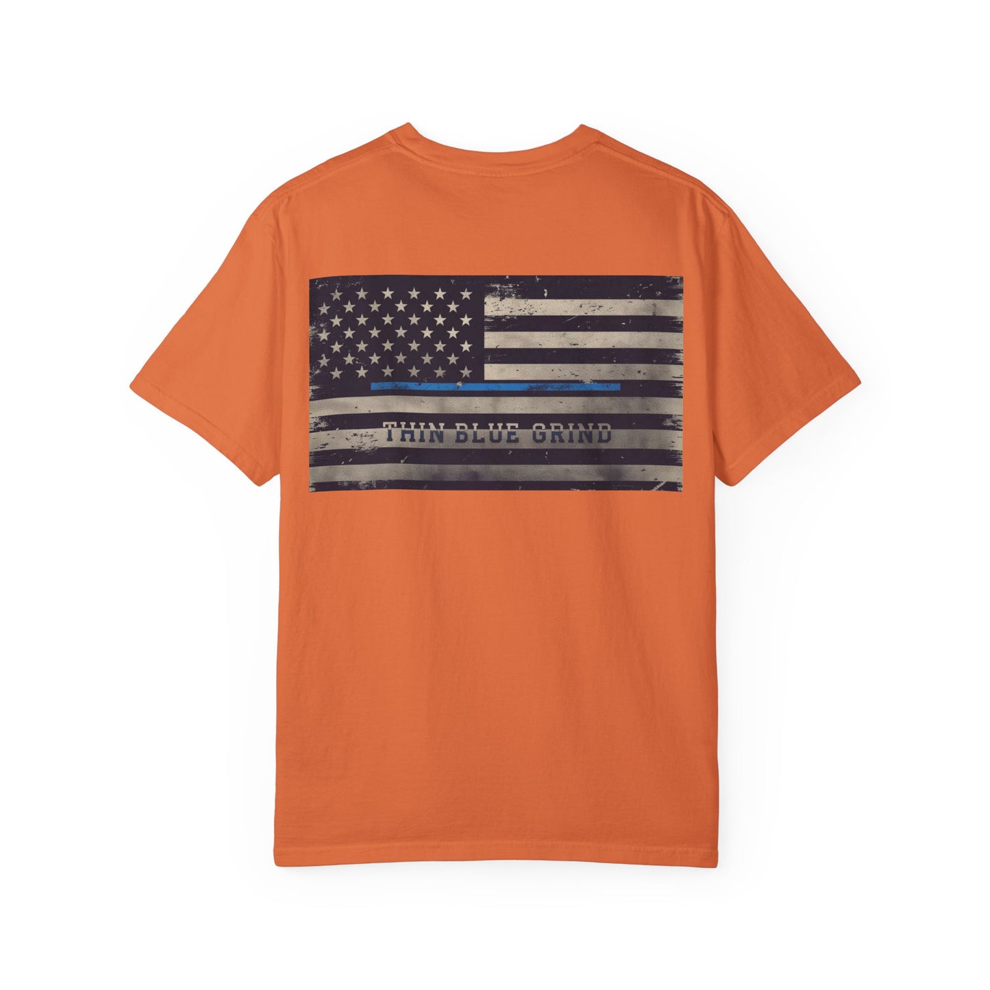 Thin Blue Grind – Duty-Fueled Minimalist Tee