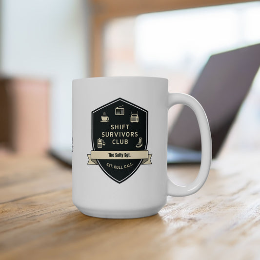 Shift Survivors Club – Tactical Coffee Mug