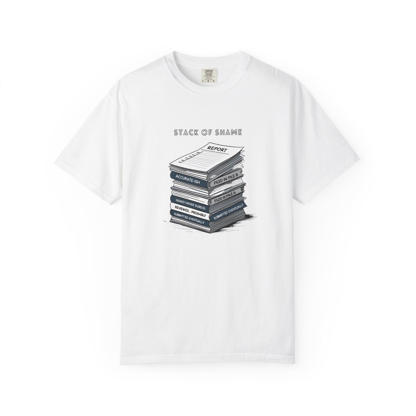Stack of Shame T-Shirt | The Salty Sgt