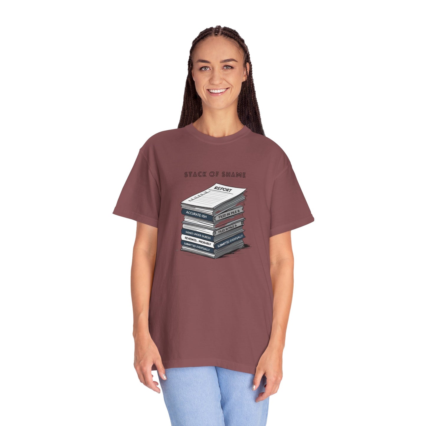 Stack of Shame T-Shirt | The Salty Sgt