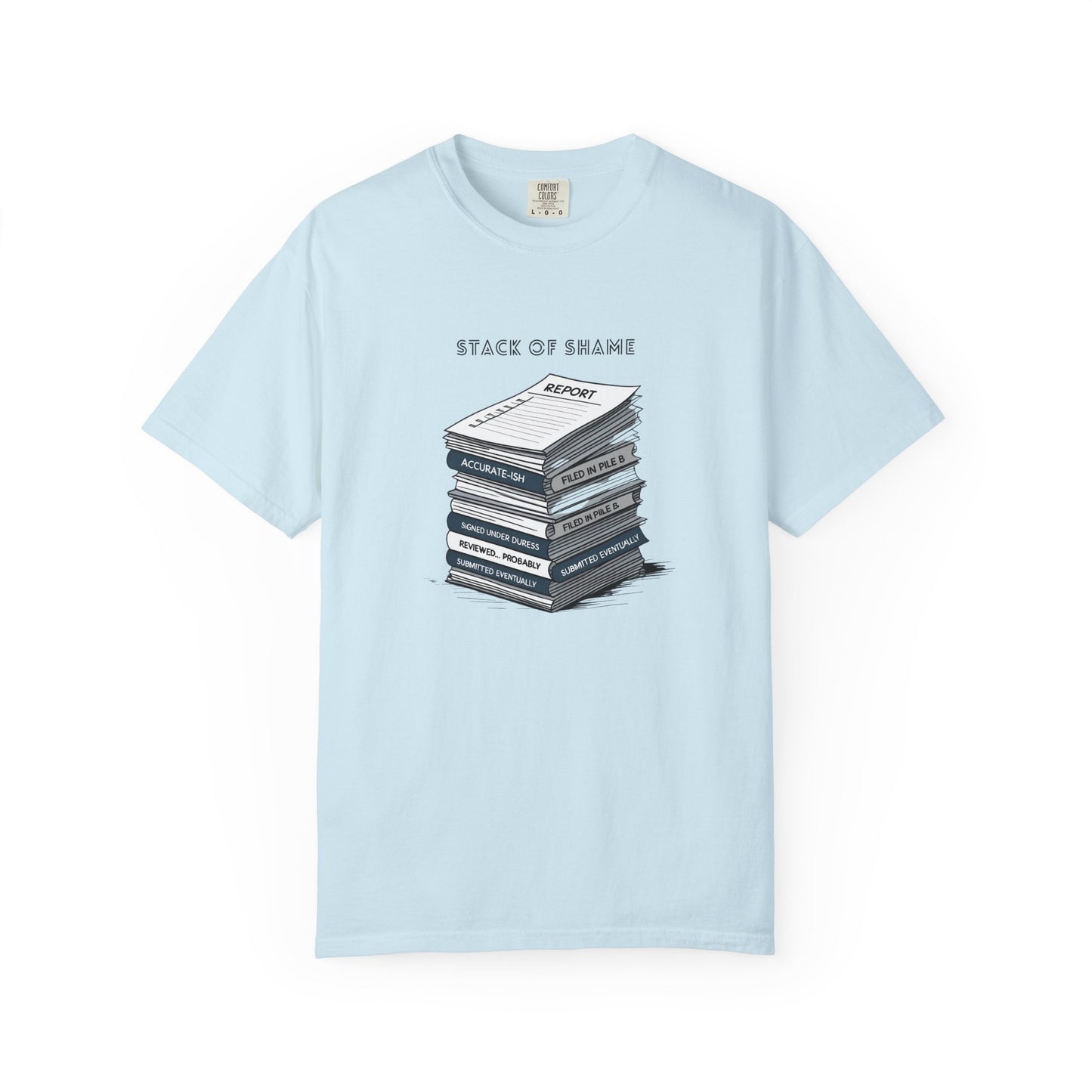 Stack of Shame T-Shirt | The Salty Sgt