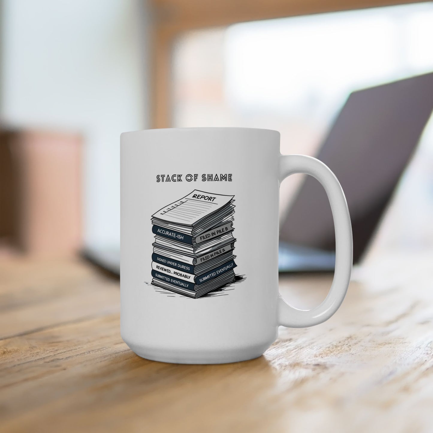 Stack of Shame Mug | The Salty Sgt