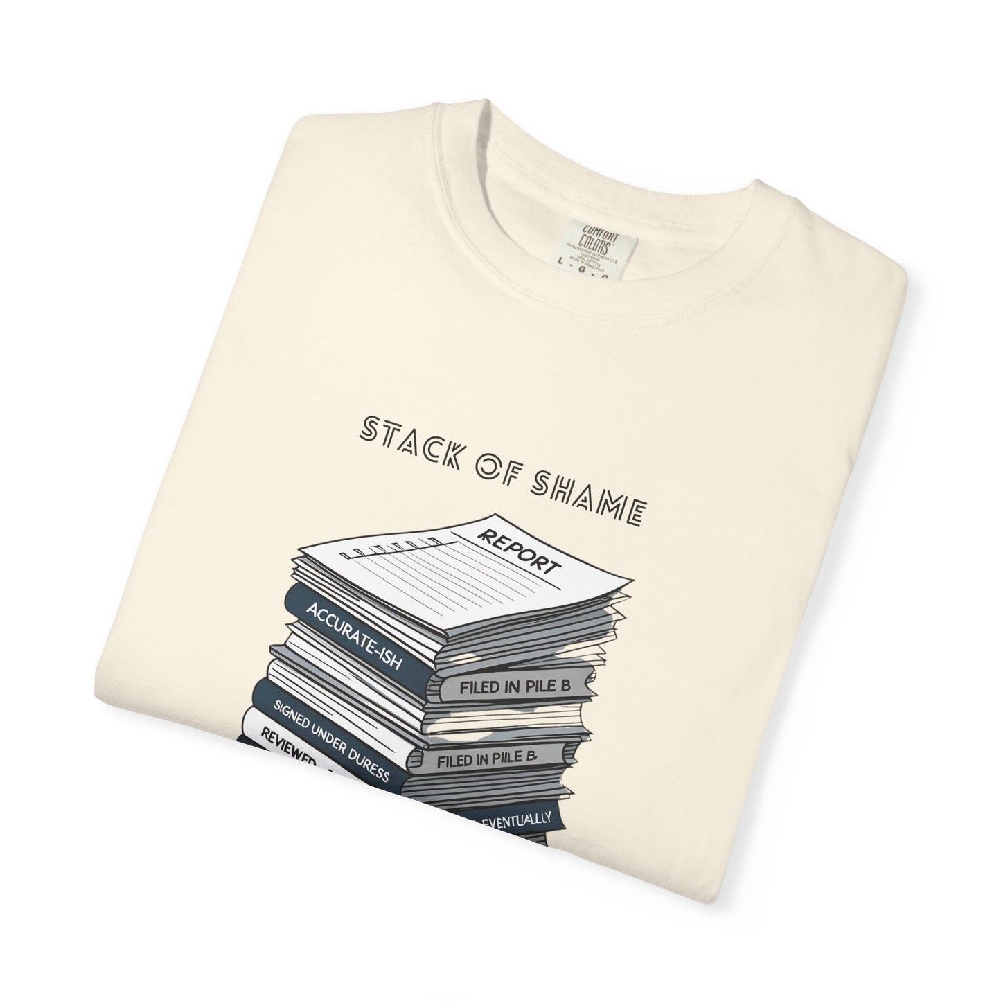 Stack of Shame T-Shirt | The Salty Sgt