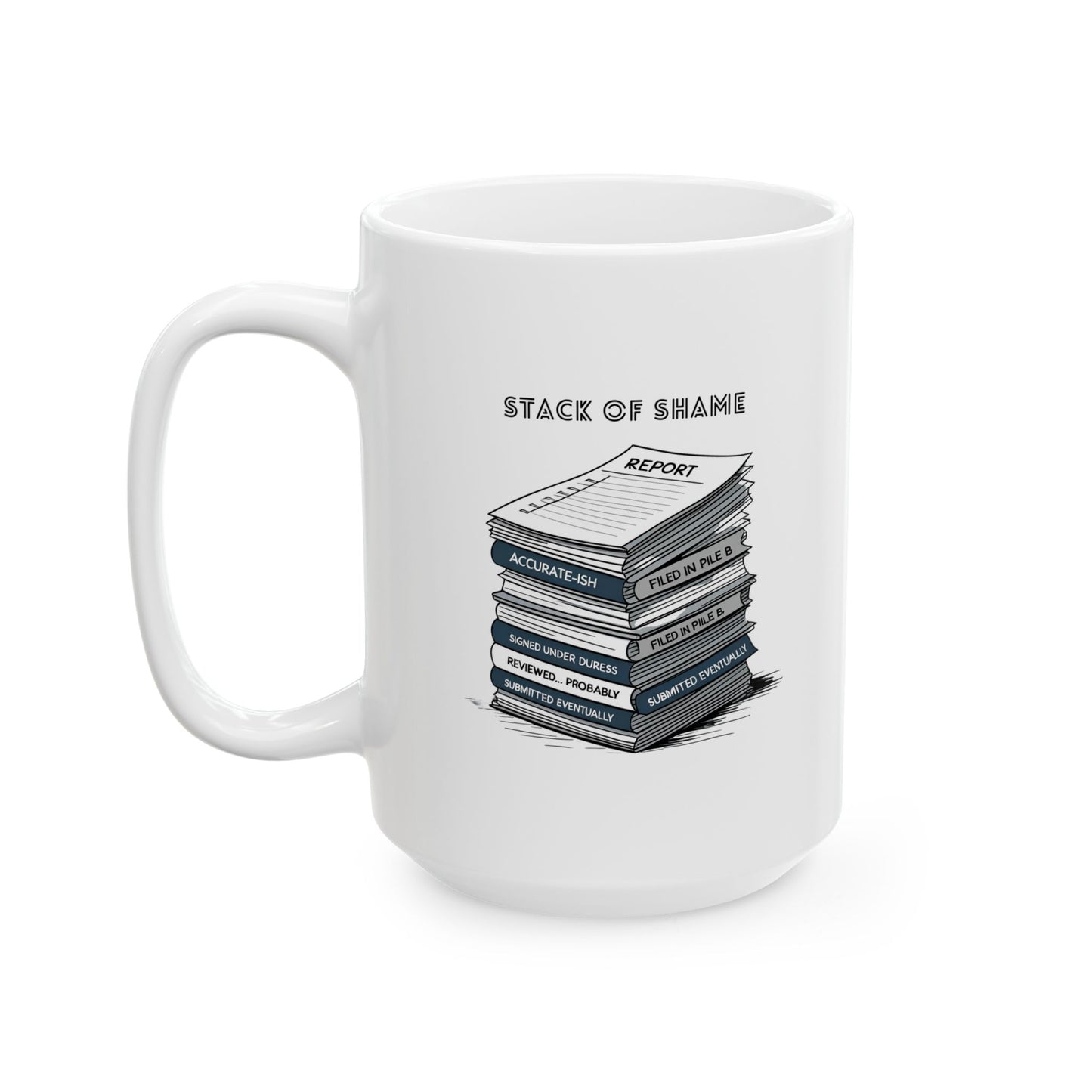 Stack of Shame Mug | The Salty Sgt