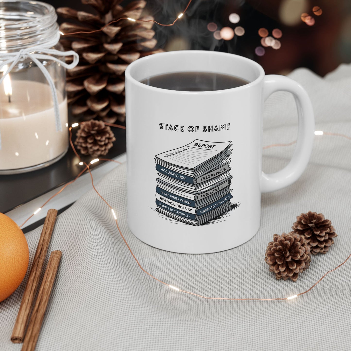 Stack of Shame Mug | The Salty Sgt