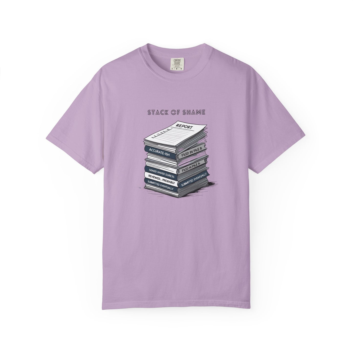 Stack of Shame T-Shirt | The Salty Sgt