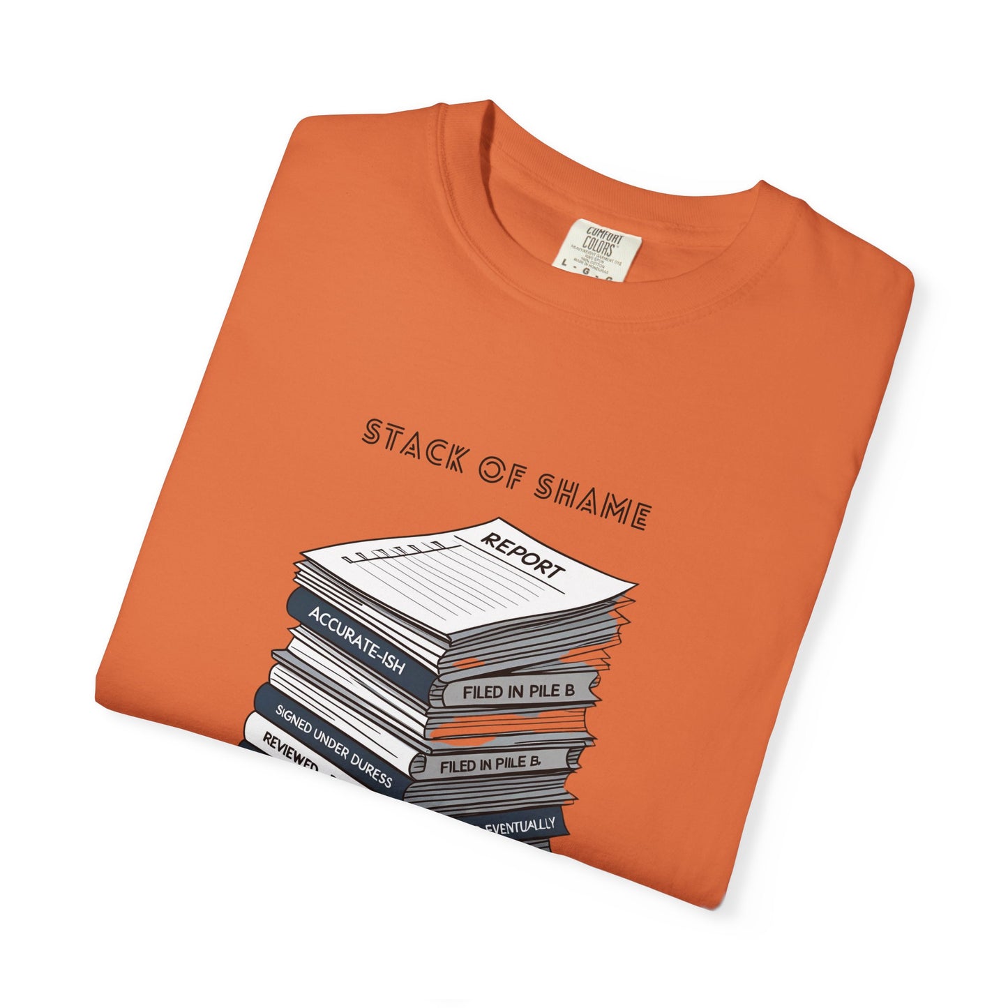Stack of Shame T-Shirt | The Salty Sgt