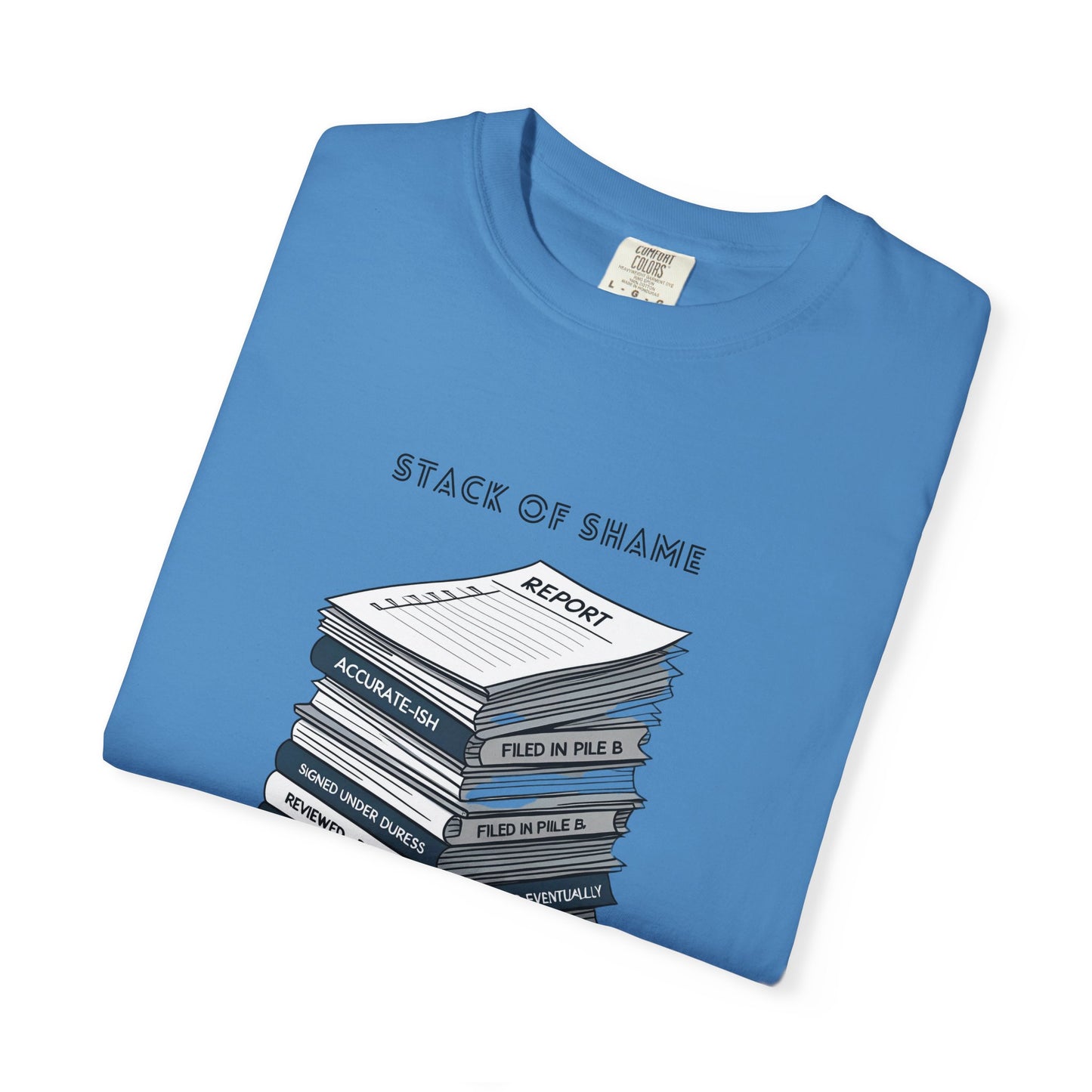 Stack of Shame T-Shirt | The Salty Sgt