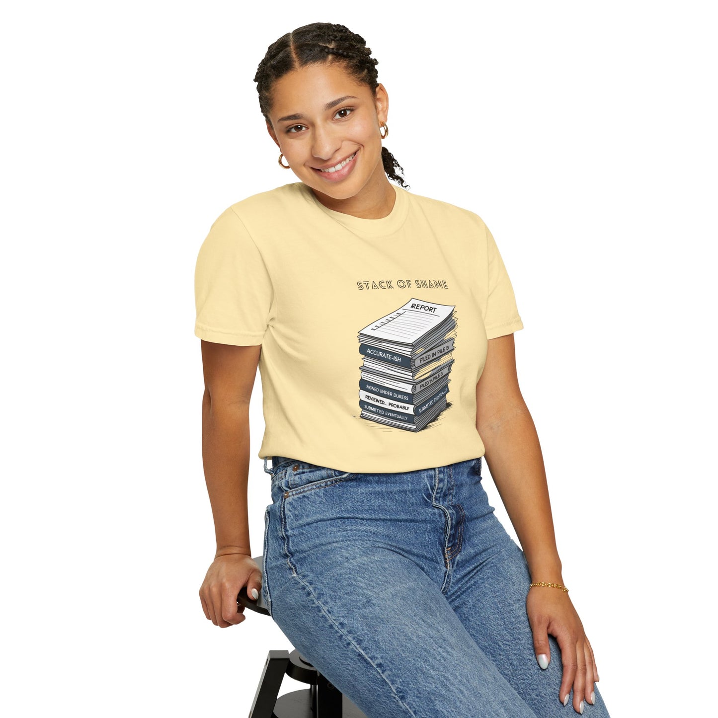 Stack of Shame T-Shirt | The Salty Sgt