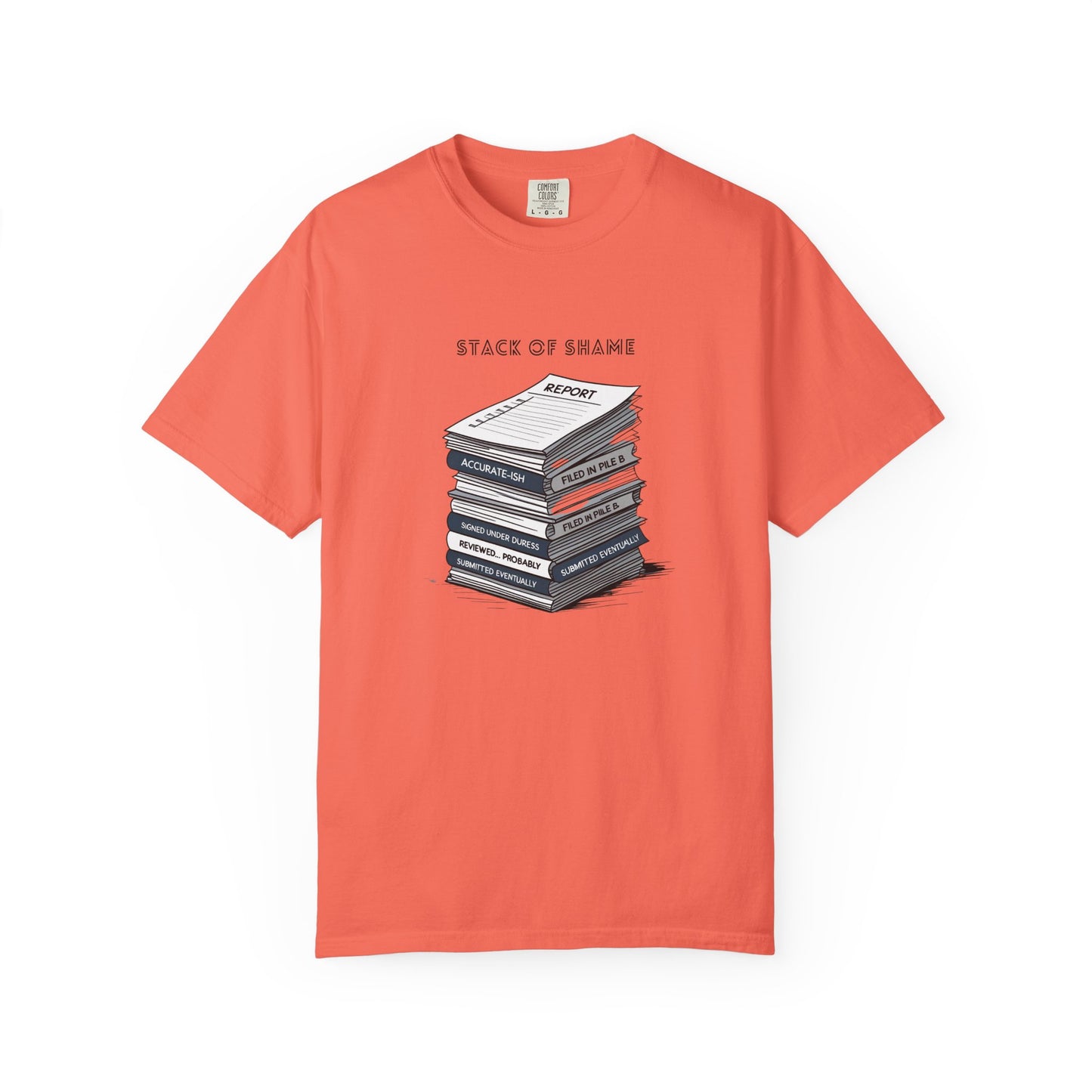 Stack of Shame T-Shirt | The Salty Sgt