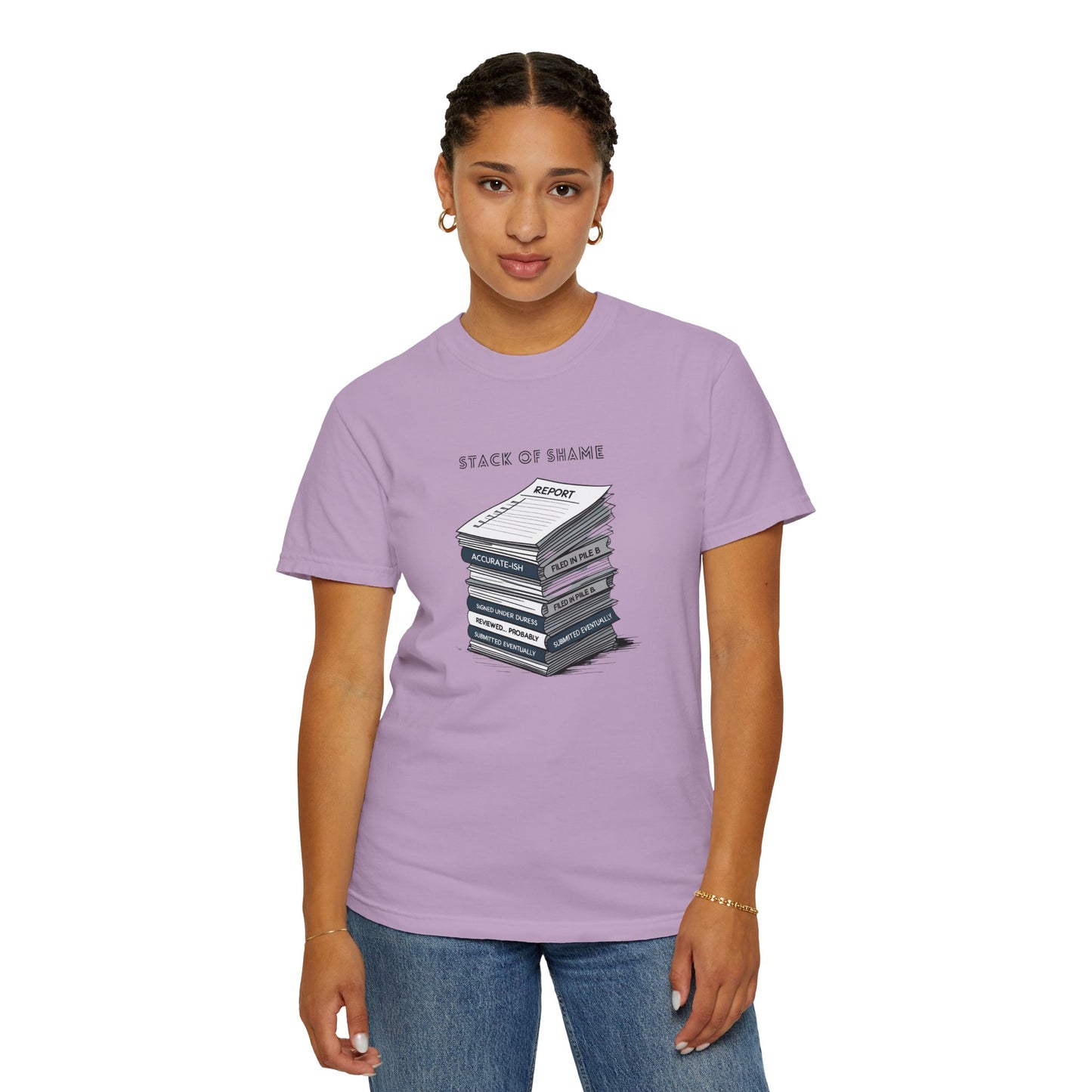 Stack of Shame T-Shirt | The Salty Sgt