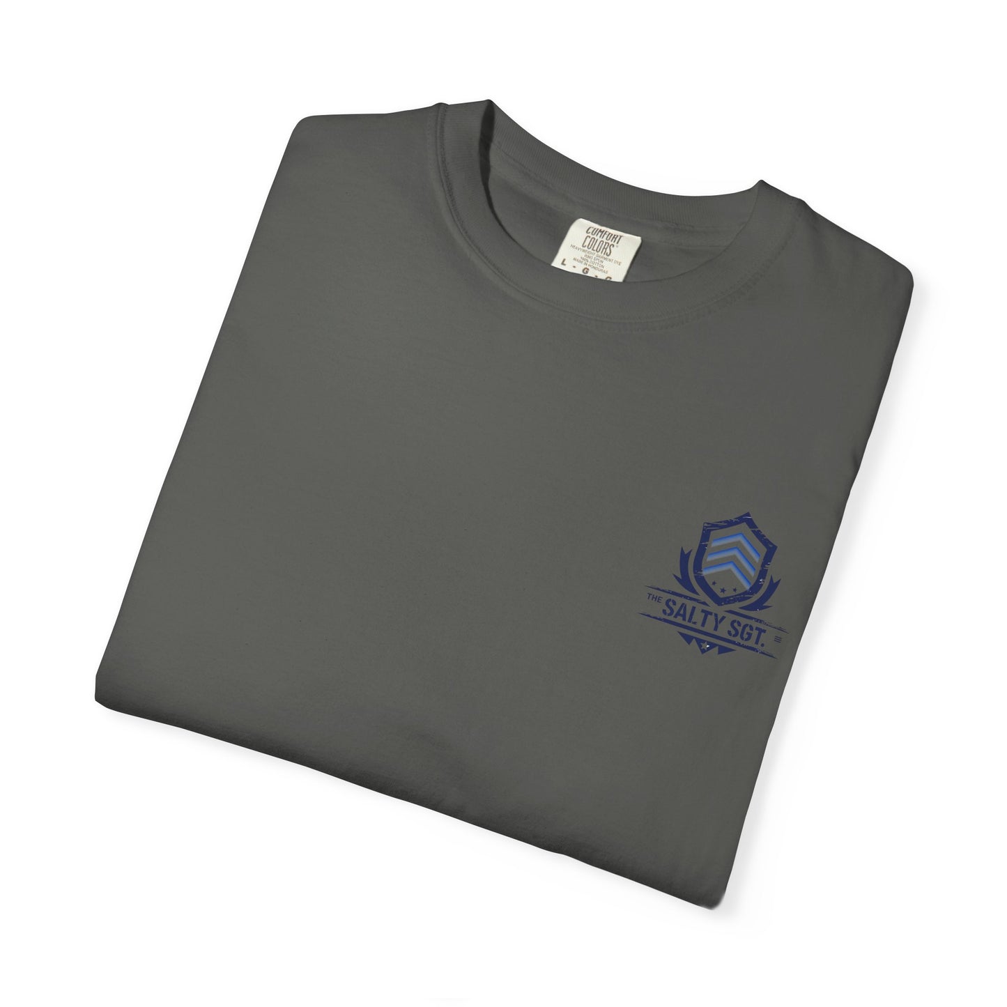 Thin Blue Grind – Duty-Fueled Minimalist Tee