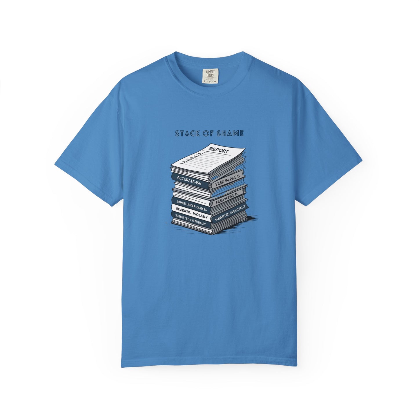 Stack of Shame T-Shirt | The Salty Sgt