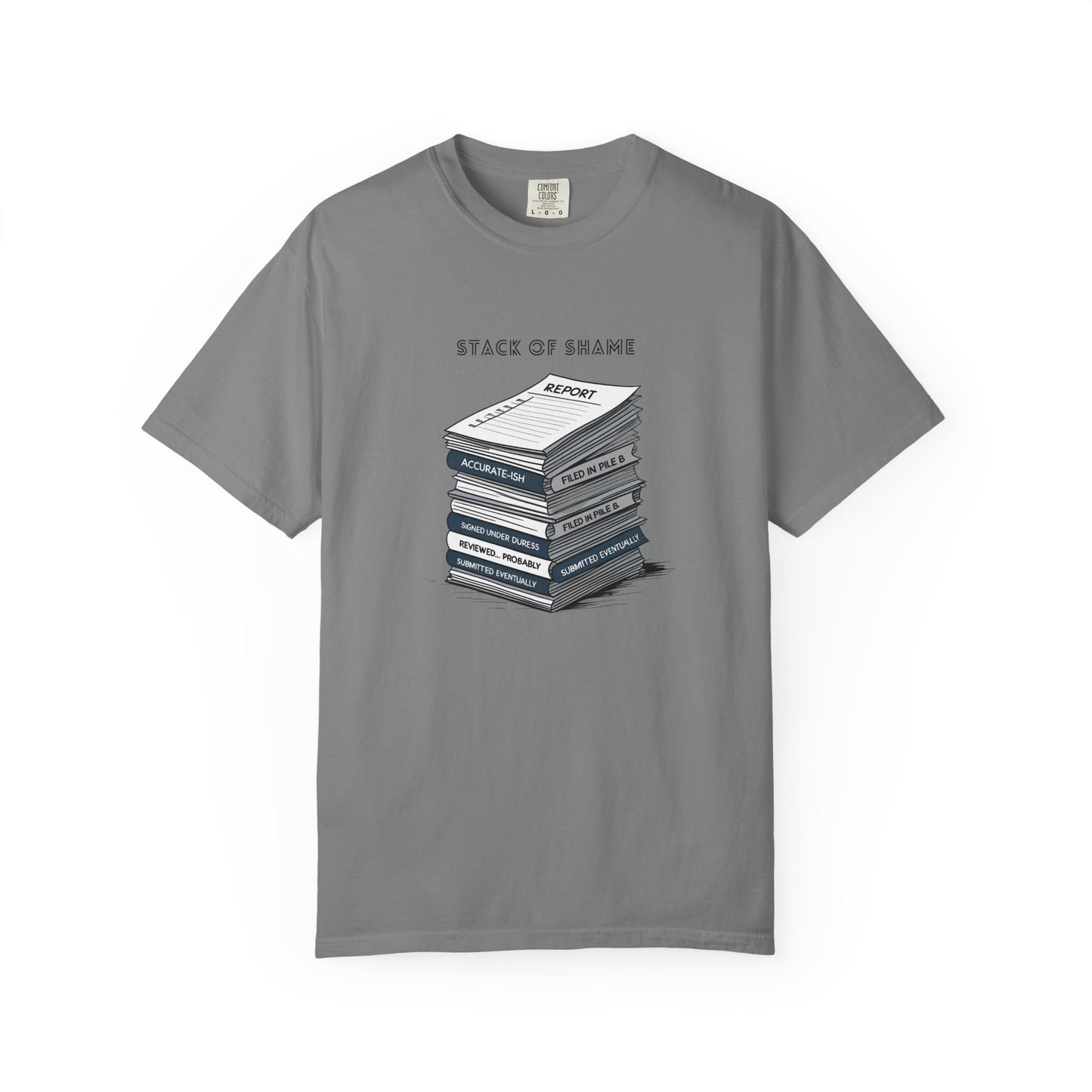 Stack of Shame T-Shirt | The Salty Sgt