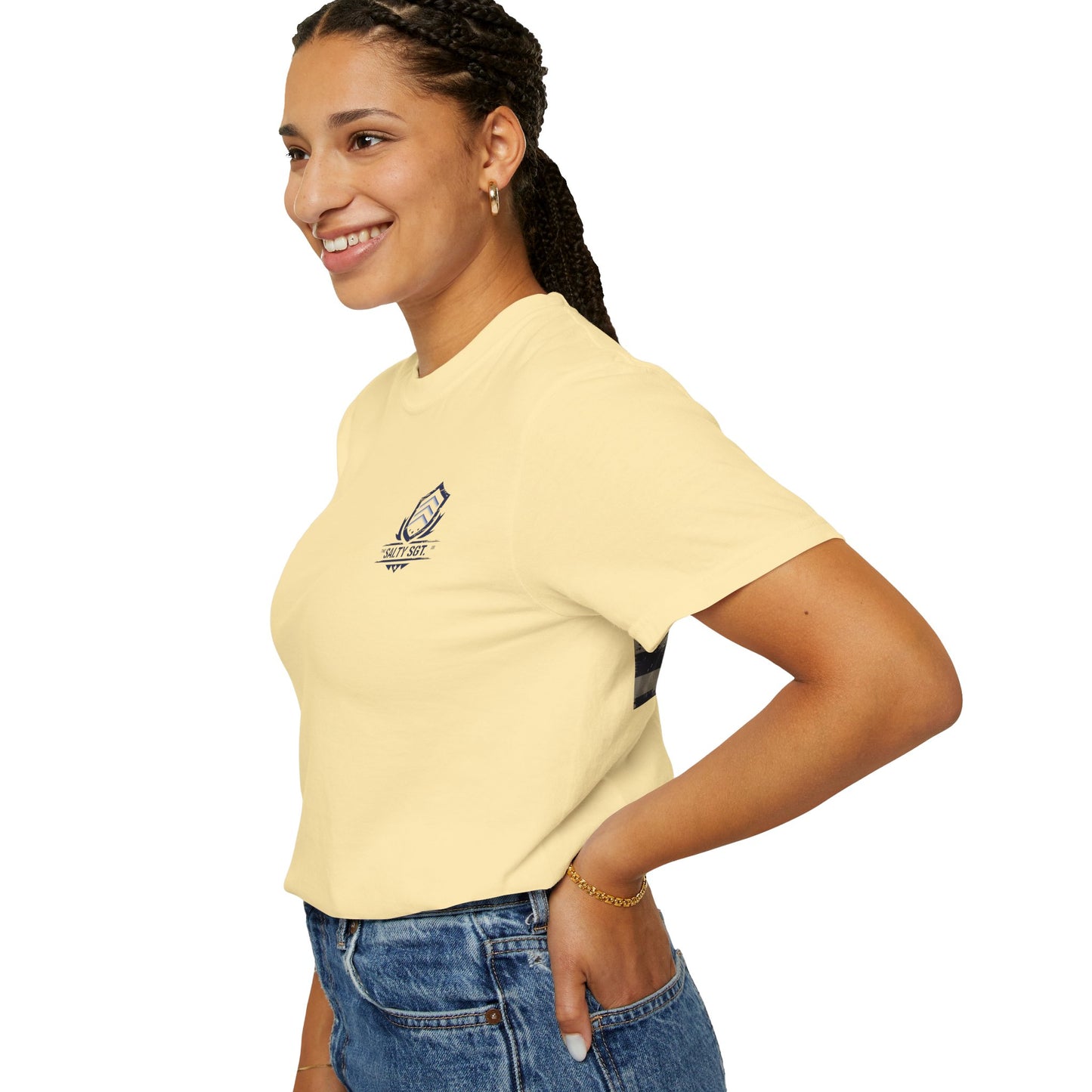 Thin Blue Grind – Duty-Fueled Minimalist Tee