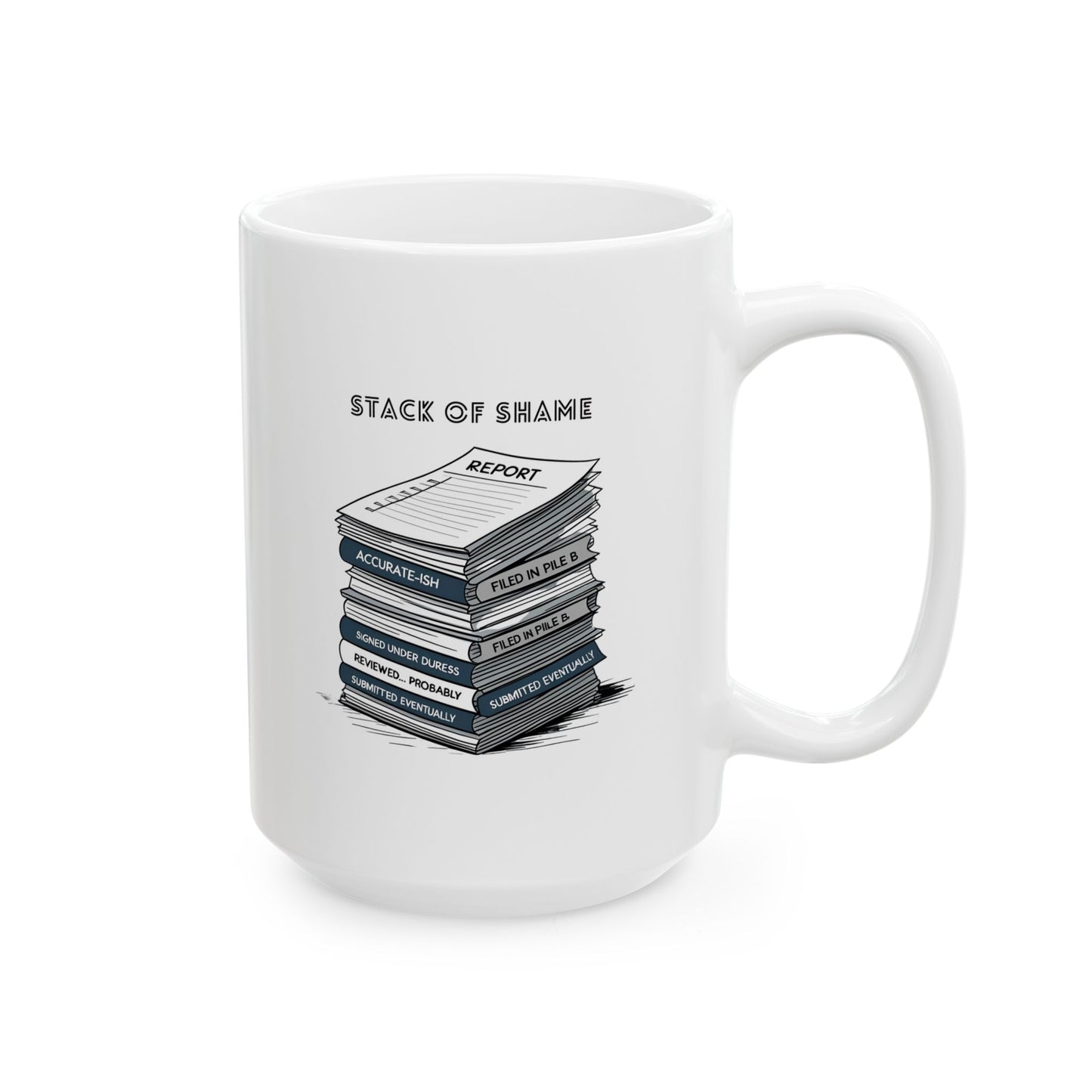 Stack of Shame Mug | The Salty Sgt