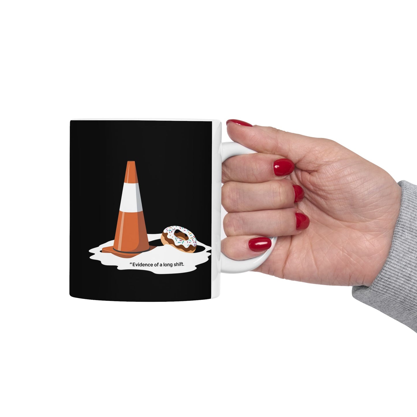 Evidence of a Long Shift Coffee Mug | The Salty Sgt