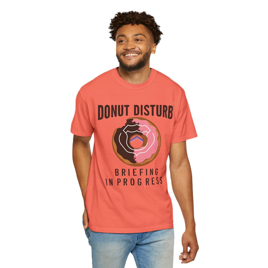 Donut Disturb – Briefing in Progress T-Shirt
