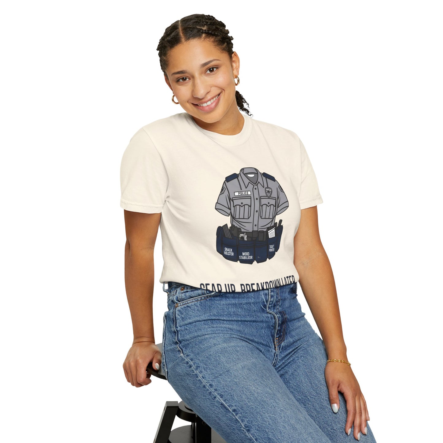 Gear Up, Breakdown Later – Sarcastic Duty Belt Tee | The Salty Sgt