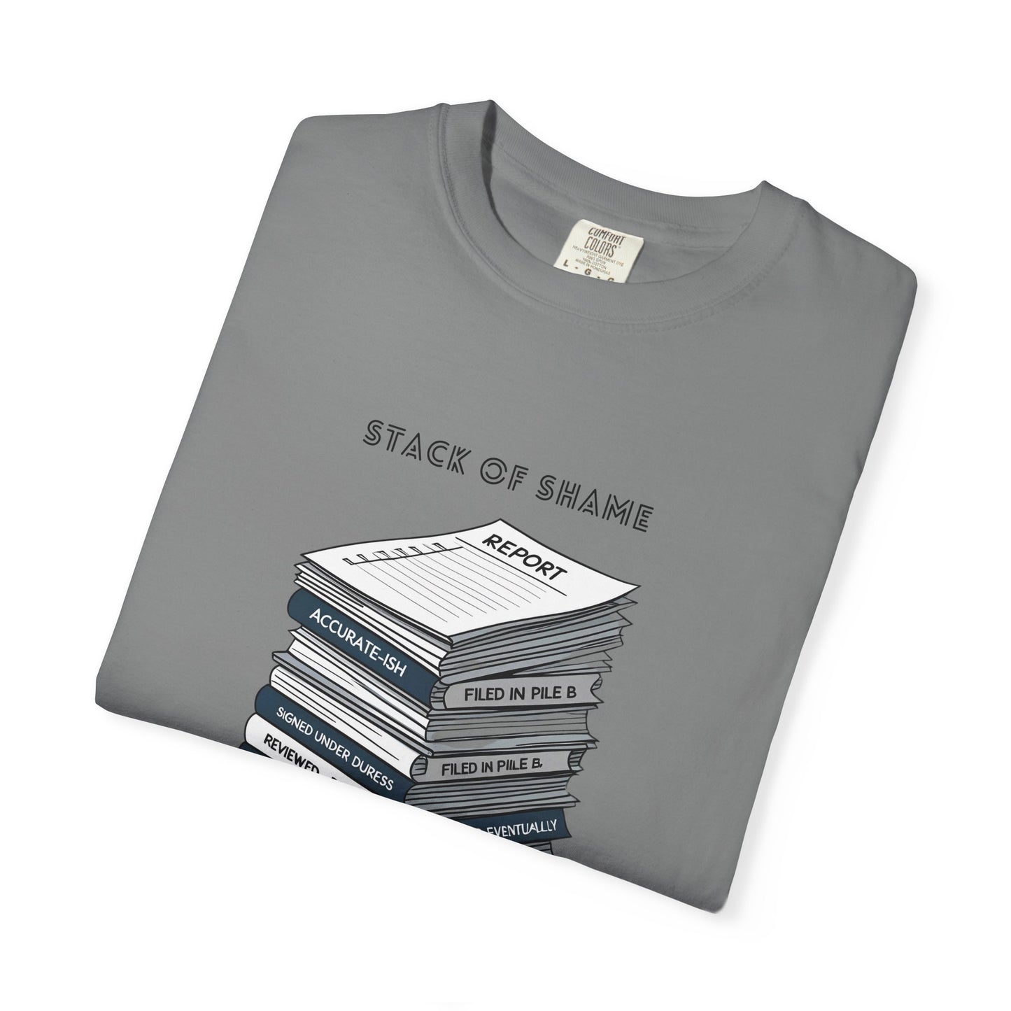 Stack of Shame T-Shirt | The Salty Sgt