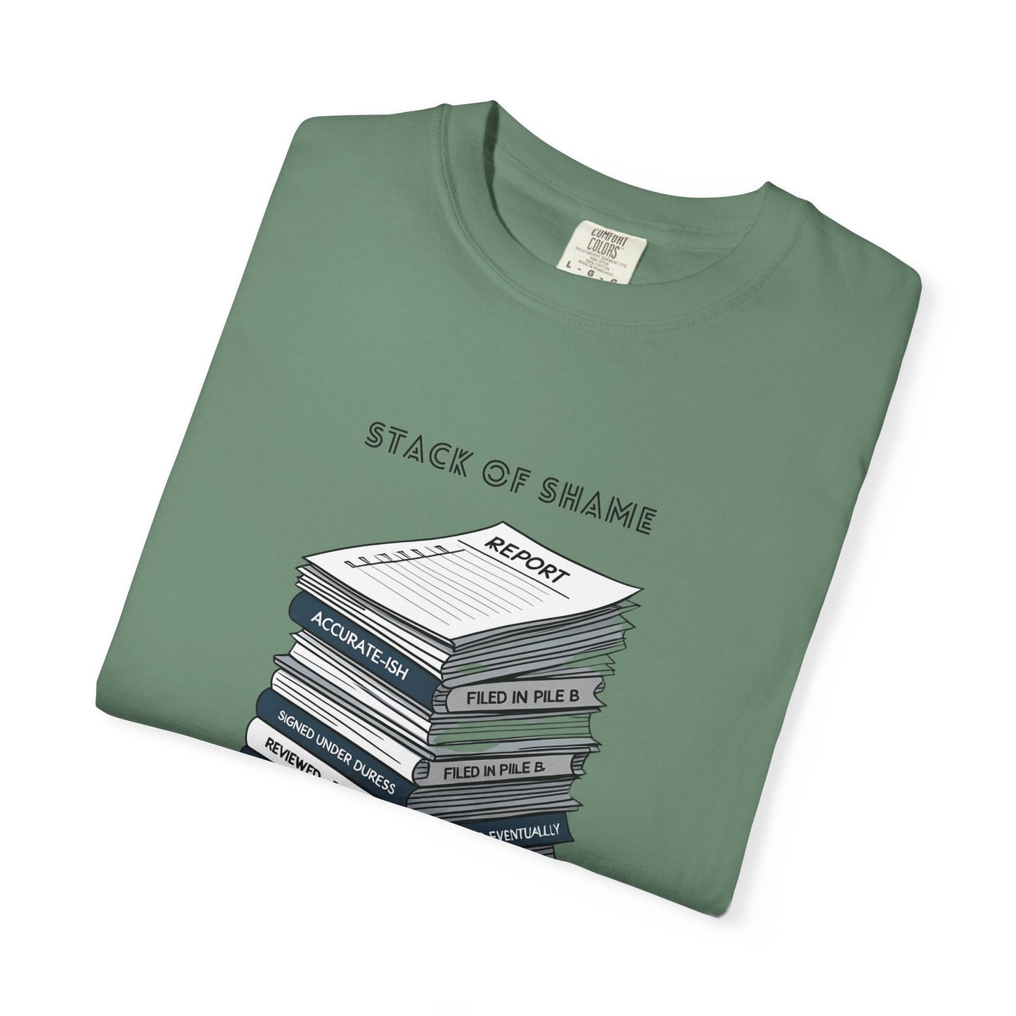 Stack of Shame T-Shirt | The Salty Sgt